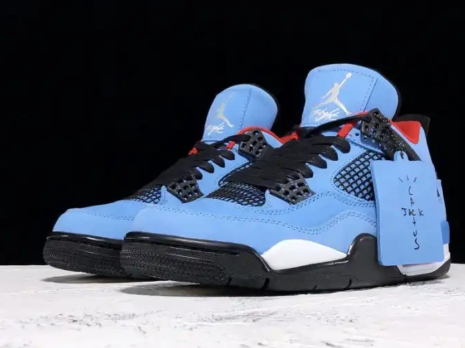 Rep TBK Cactus 308497-406 x Air 4 Jordan Scott Travis Jack 0508
